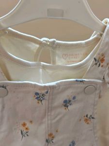 UK's Cute Floral Overalls &amp; Tee Set