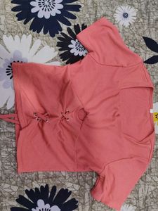 Pretty Pink Top With Amazing Details.
