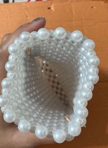 Pearl Beaded Clutch Bag