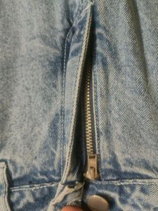 Distressed Light Wash Mom Jeans