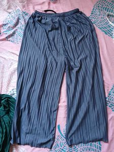 Pleated Wide-Leg Palazzo Pants combo of 3
