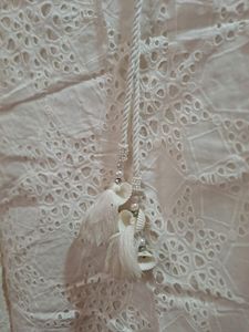 White Eyelet Tank Top