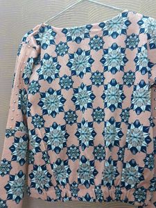 Stylish Printed Long Sleeve Top