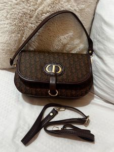 Dior inspired Monogram Shoulder Bag
