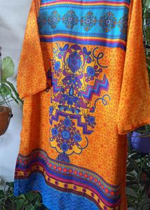 Very Pretty Printed Kurti From Brand Global Desi I