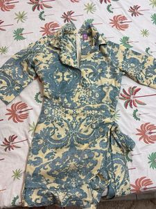 Boho Print Wrap Romper