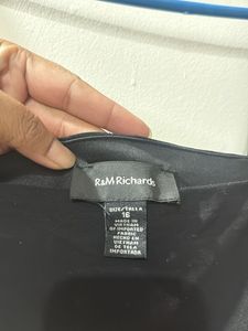R&M Richards Black Blouse