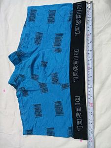 Diesel Blue Barcode Boxer Briefs 🤎