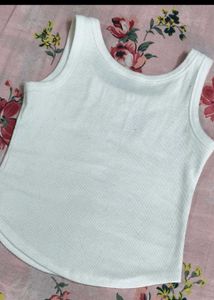 White Tank Top - EX STEVENS