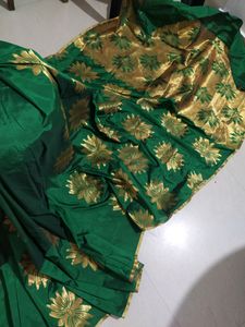 Green Saree, Free shipping