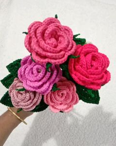 Lovely Roses(5)( Mix Of Pink )