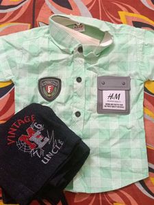 Boys shirt set