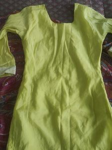 Lime Green Kurta Set