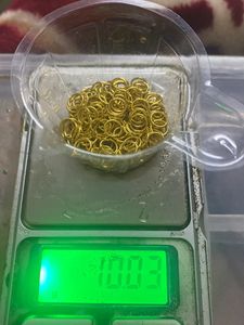 Golden Finish Jump Ring
