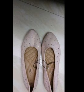 Sparkling Pink Ballet Flats - Size 38