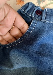 Blue Denim Shorts