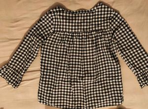 Classic Gingham Checkered Top