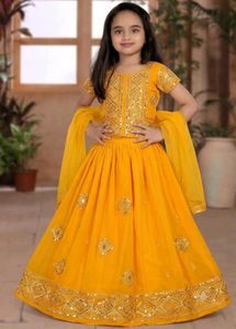 Beautiful Yellow (gold) Lehenga Choli Set