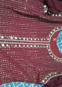 Designer Embellished sharara frock