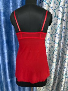 Stunning Red Lace Babydoll Lingerie
