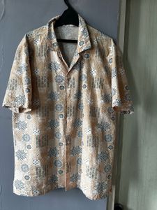 Snitch loose fit Bohemian Print shirt