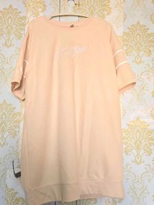Peach Oversized T-Shirt