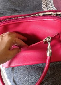 Chic Red Handbag