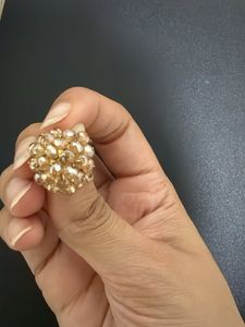 Sparkling Beaded Stud Earrings