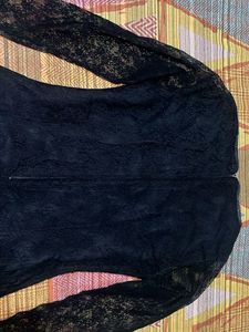 Elegant Black Lace Dress