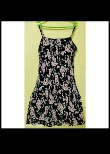 New Mid Length Pleated Dress With Jacket