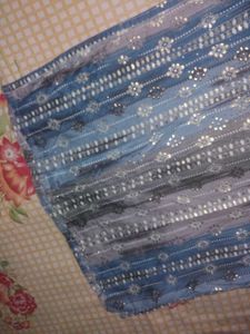 Beautiful Printed Kurta with Embellishments