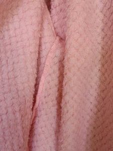 Soft Pink Plush Robe