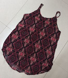 Bohemian Print Spaghetti Strap Tank Top