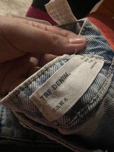 Zara - Distressed Patch Jeans