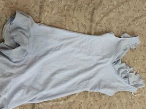 Light Blue Ruffle Dress