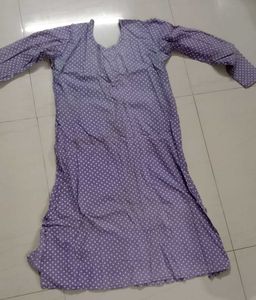 Purple Polka Dot Nightdress