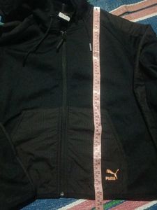 Puma Black Zip-Up Hoodie