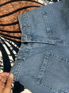 Wide Leg Denim Jeans