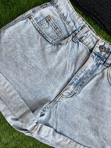 Light Wash Denim Shorts