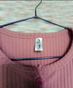 Dusty Pink Thin Knitted Cardigan