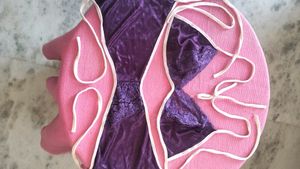 SILK NET BRA-PANTY SET
