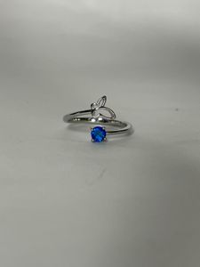 Butterfly Ring Blue Stone