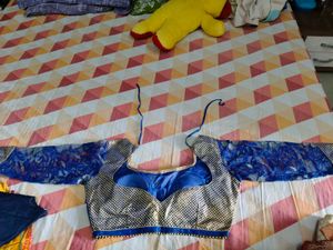 Designer Royal Blue Blouse