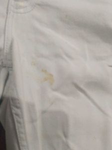Cream Colored Denim Jeans