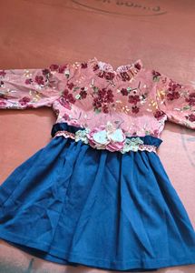 Light Blue Embroidered Kurta