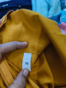 Elegant Mustard Yellow Ethnic Skirt