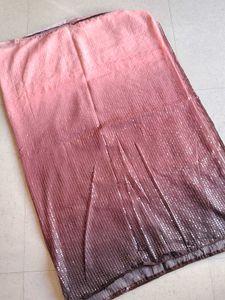 Sparkling Sequin Ombre Saree