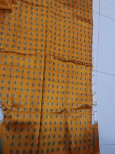 Designer Peacock Print Saree