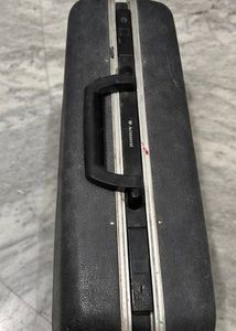 Aristocrat Vintage Black Hard-shell Suitcase