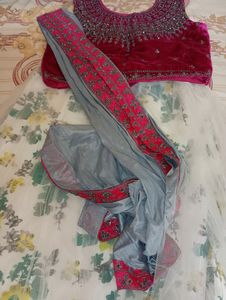 Beautiful indo western lehenga set